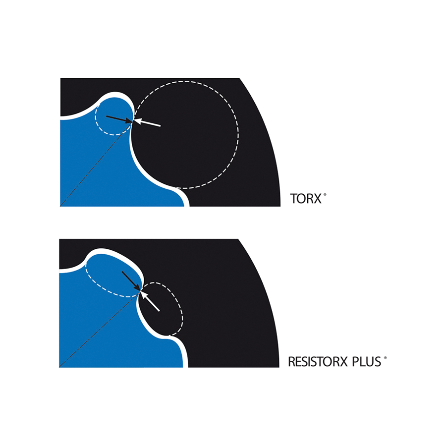 KING TONY Profi-Werkzeuge - 3/8" RESISTORX®Plus Bit-Steckschlüsseleinsatz - IPR 20 302D20