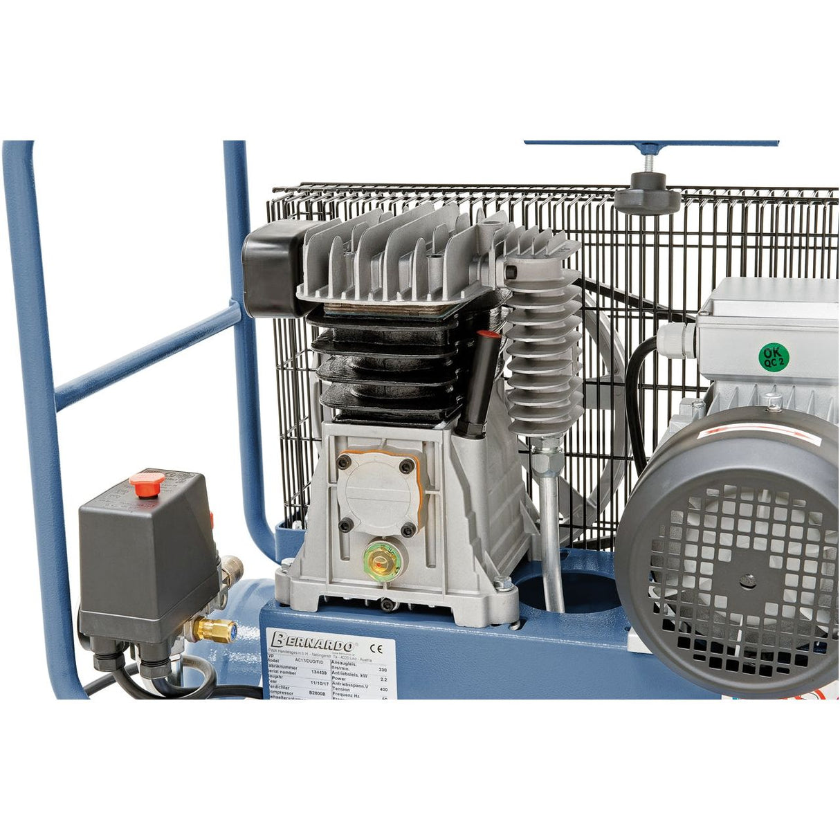 BERNARDO Montagekompressore fahrbar – Modell AC17/DUO/F/D