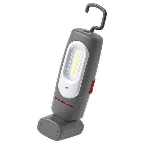Kraftwerk LED Akku Handlampe COMPACT 600, 180° schwenkbar, magnetisch