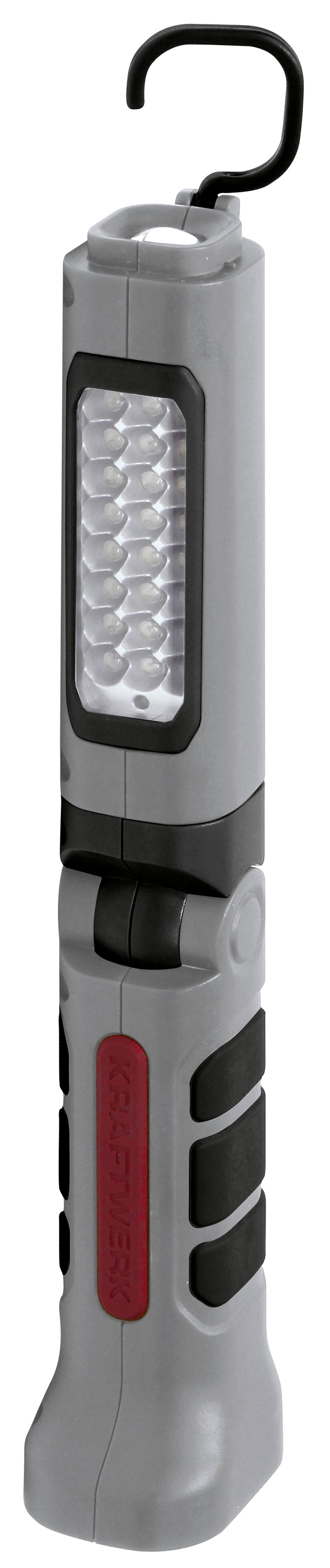 Kraftwerk LED Akku Handlampe IN.SPOT 400, 3 W & 1 W LED, 180° drehbar, 120° schwenkbar, magnetisch