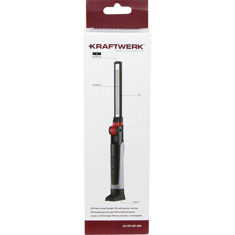 Kraftwerk SLIMLIGHT 700 Akku Arbeitsleuchte, 700 Lumen, USB-C