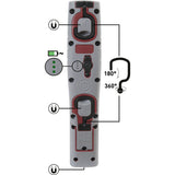 Kraftwerk Inspection 700 Akku Arbeitsleuchte, 700 Lumen, robust, klappbar