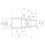 Cleancraft Universaladapter Ø 36/32/26, antistatisch - Art. 7010224