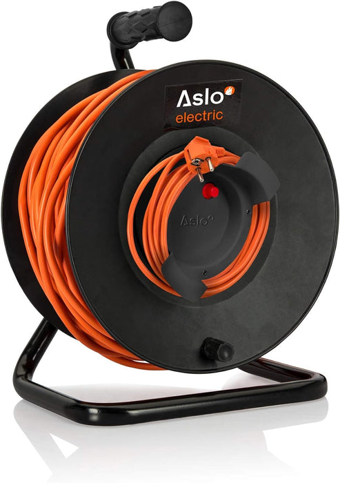 ASLO 25m Gartenkabeltrommel 3G1.5mm² - Kabeltrommel für den Garten - ASEJ25