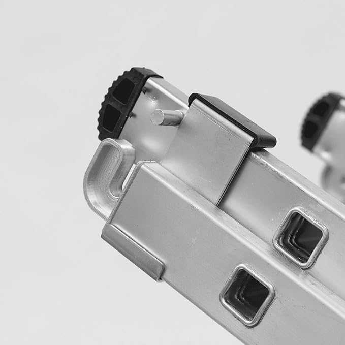 VITO Aluminium-Dreifachleiter 3x12 Sprossen - Mehrzweckleiter aus Aluminium