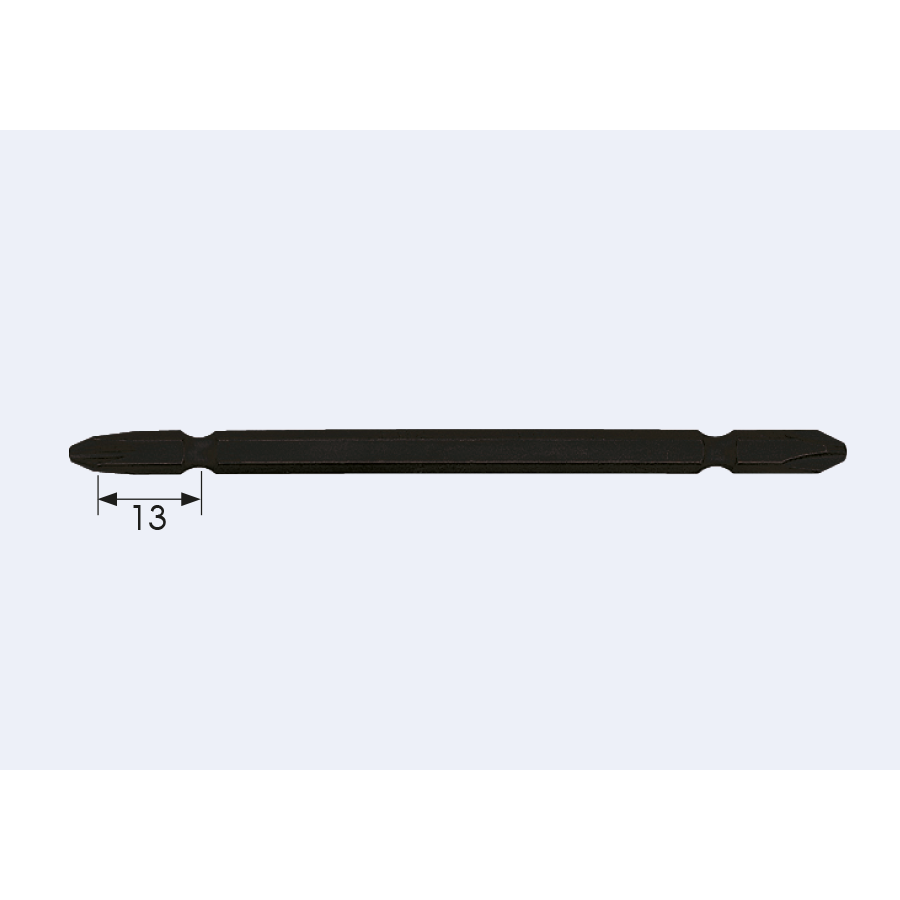 KING TONY Profi-Werkzeuge - PHILLIPS® Kraft-Doppel-Bit PH2 | PH2 727502P