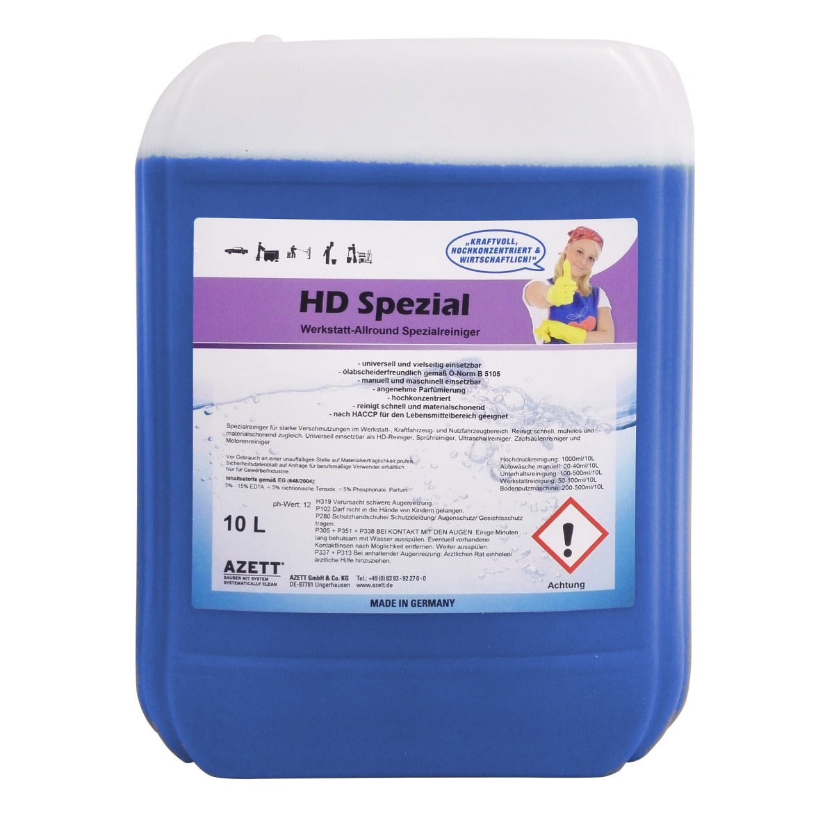 Cleancraft Universalreiniger alkalisch HD-Spezial 10l - Art. 7321910