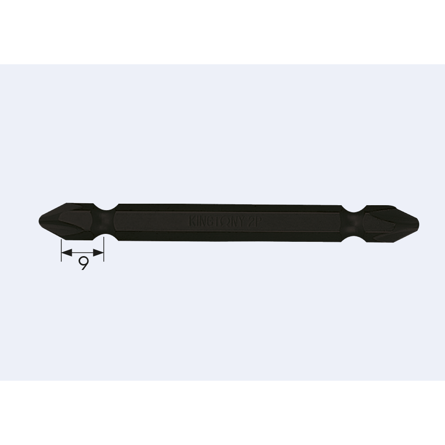 KING TONY Profi-Werkzeuge - PHILLIPS® Kraft-Doppel-Bit PH2 | PH2 745002P