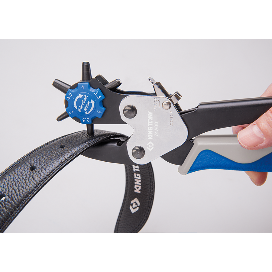 KING TONY Profi-Werkzeuge - Revolverlochzange 230mm 74A00