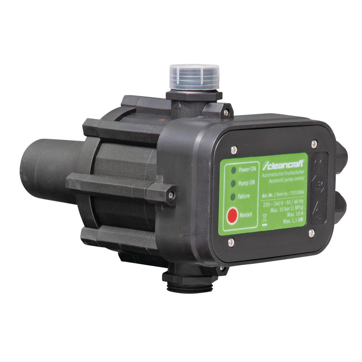 Cleancraft Automatischer Druckschalter für Wasserpumpen - Art. 7531004