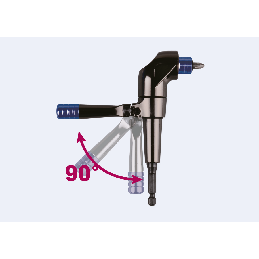 KING TONY Profi-Werkzeuge - 1/4" Adapter für Eckumlenkung 759140