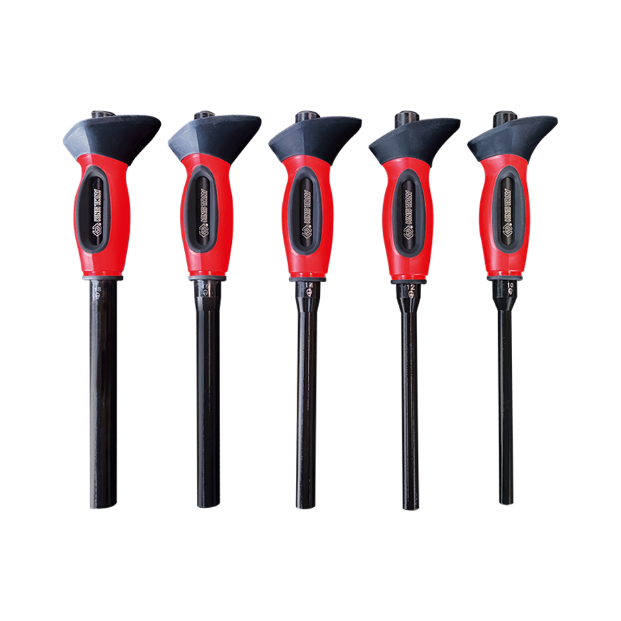 KING TONY Profi-Werkzeuge - Kartonbox mit 5 Ummantelter Schlagstab, Zwei-Materia 76629P