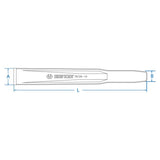 KING TONY Profi-Werkzeuge - Rippenflachmeißel - 29 mm 7672910