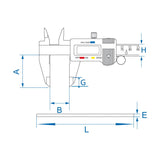 KING TONY Profi-Werkzeuge - Digitaler Messschieber - 40 mm 77142061