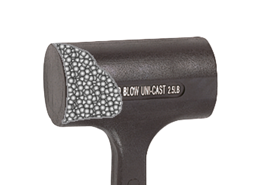 KING TONY Profi-Werkzeuge - Rückschlagfreier Hammer - 1134 g 785140