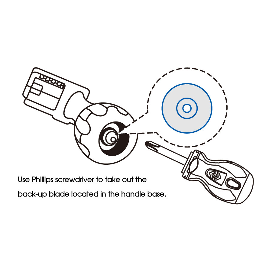 KING TONY Profi-Werkzeuge - Rohrschneider, 360°, Ratschenfunktion - Ø 8-28 mm 791221