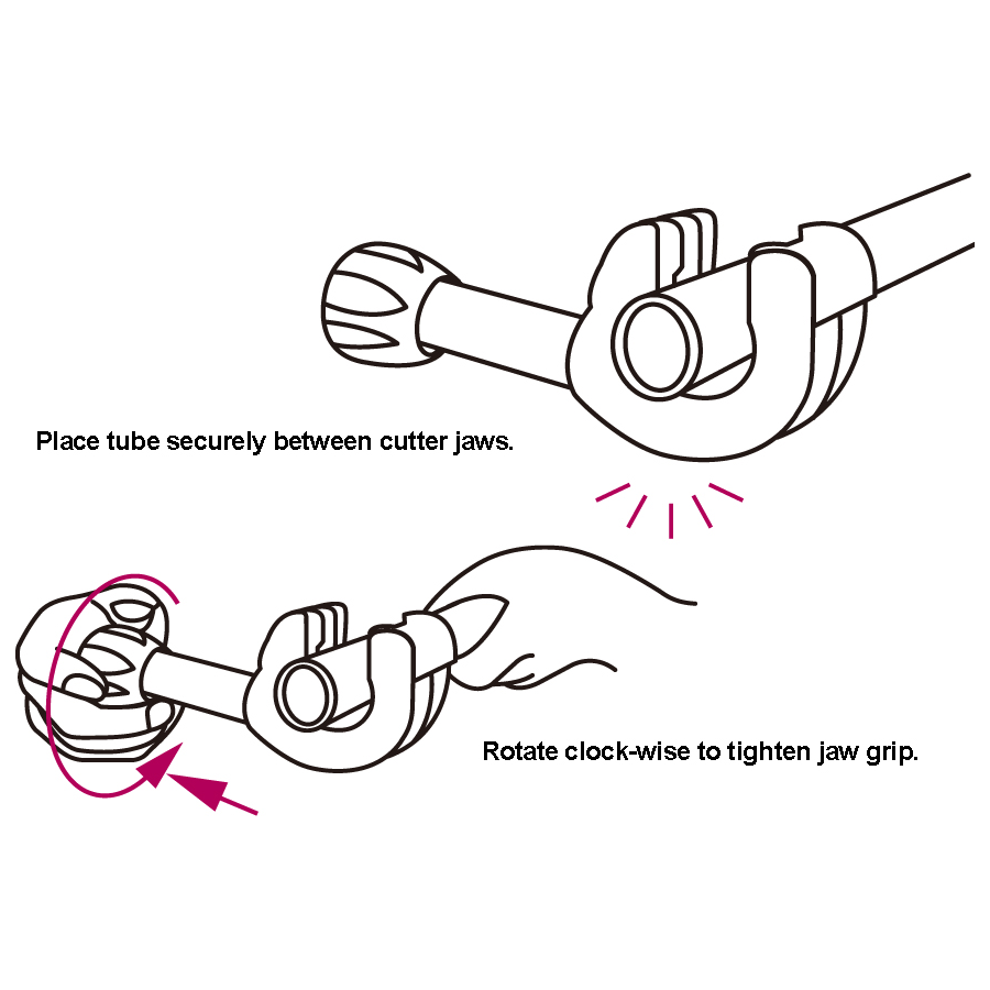 KING TONY Profi-Werkzeuge - Rohrschneider, 360°, Ratschenfunktion - Ø 12-35 mm 791222
