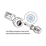 KING TONY Profi-Werkzeuge - Rohrschneider, 360°, Ratschenfunktion - Ø 28-67 mm 791223