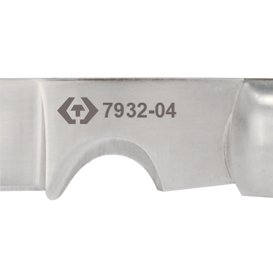 KING TONY Profi-Werkzeuge - Elektriker-Messer mit Abisolierer - 110 mm 793204