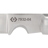 KING TONY Profi-Werkzeuge - Elektriker-Messer mit Abisolierer - 110 mm 793204