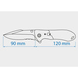 KING TONY Profi-Werkzeuge - Messer mit Klingensicherung 210 mm 794108A