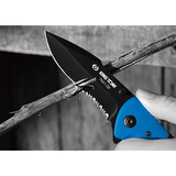 KING TONY Profi-Werkzeuge - Messer mit Klingensicherung 210 mm 794108A