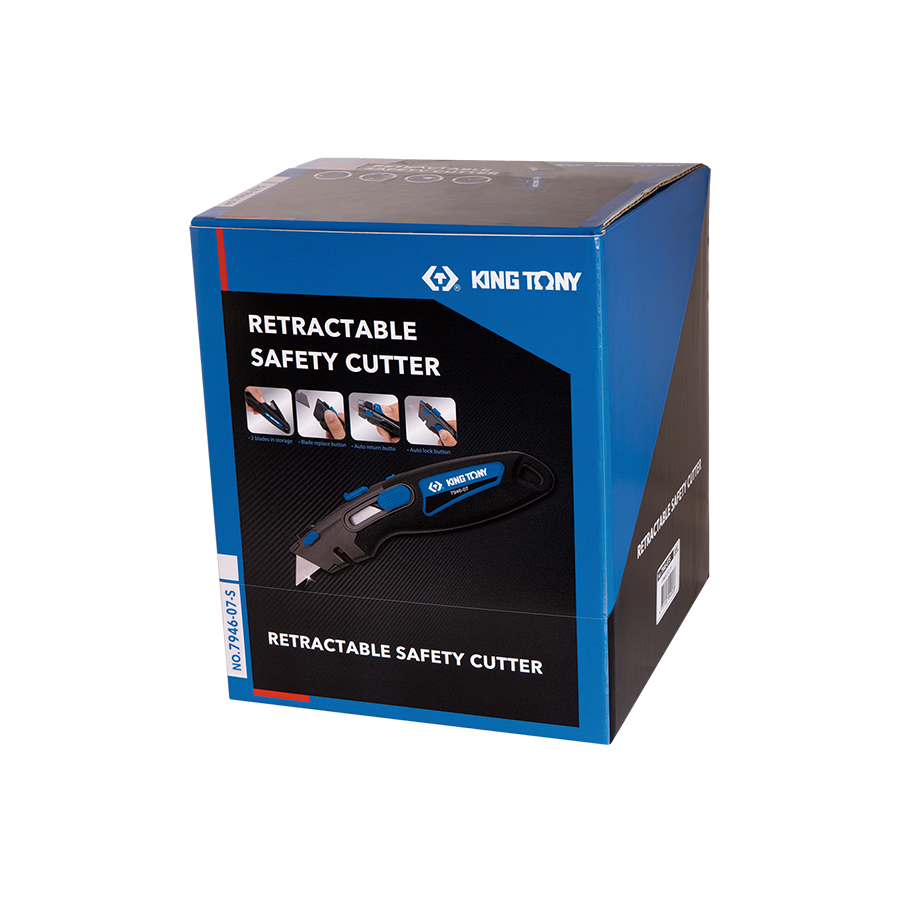 KING TONY Profi-Werkzeuge - 12Tlg. Display Klappmesser 794607 794607S