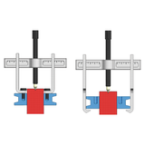 KING TONY Profi-Werkzeuge - Abzieherset, verstellbare Abzugshaken, zusätzliche Klauen, 20-173 mm 79621805C