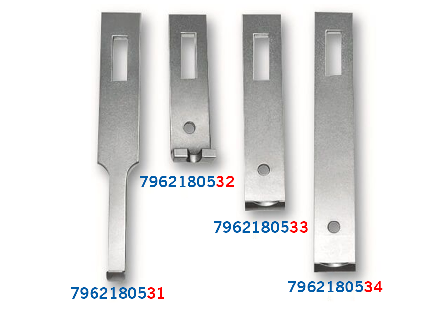 KING TONY Profi-Werkzeuge - Abzieherset mit diversen Greifarmen - 75-250 mm 79621810C