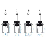 KING TONY Profi-Werkzeuge - Scheibenwischerarm Abzieher - 28 mm 79625702