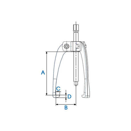 KING TONY Profi-Werkzeuge - Abzieher, 3 auswechselbare Greifarme 160x161 79632745T