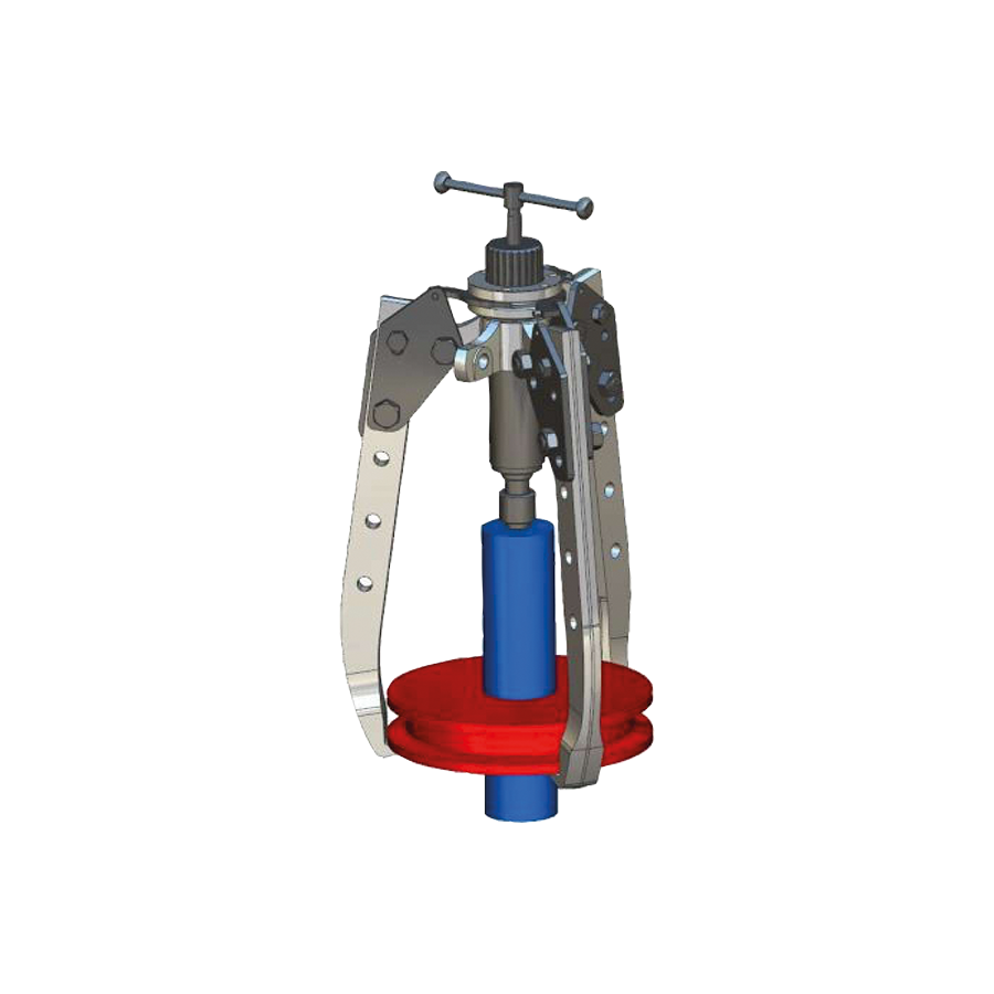 KING TONY Profi-Werkzeuge - Abzieher, 3 Gelenk-Greifarme, hydraulisch, selbstzentrierend - 480 mm 79637308ALTH