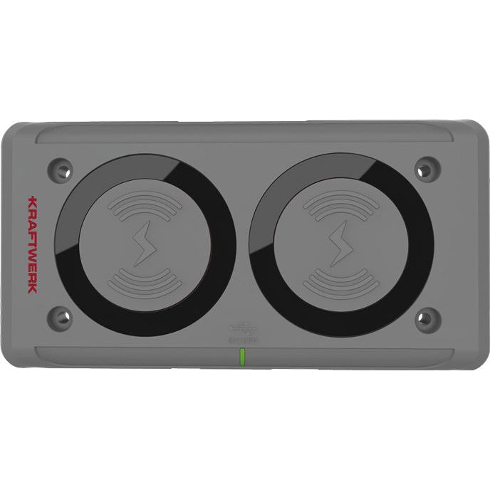 Kraftwerk Ladegerät Wireless mit USB Typ-C Anschluss für 2 Lampen