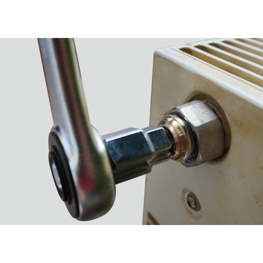 KING TONY Profi-Werkzeuge - Stufenschlüsselset mit Ratsche - 3 tlg. 7HA03