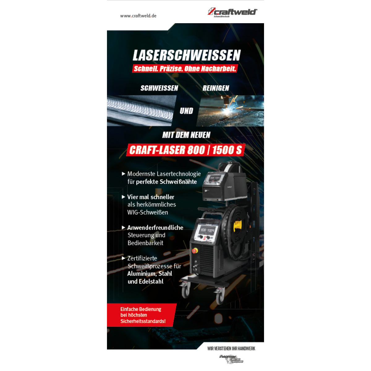 Stürmer Maschinen Rollup-Display Craftweld - Art. 8150608