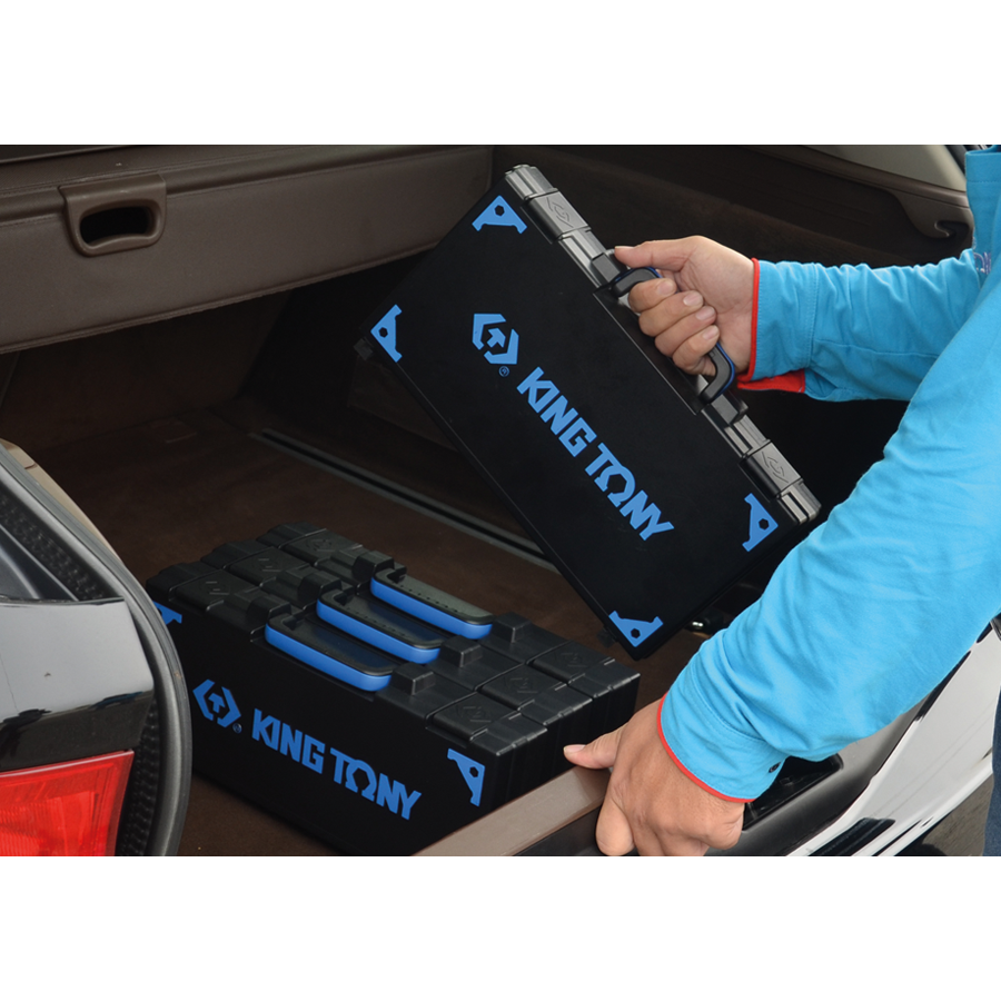 KING TONY Profi-Werkzeuge - Leerer Kasten: 389 x 173 x 66 mm - # 10 820002K