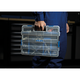 KING TONY Profi-Werkzeuge - Staufachkoffer 376x290x67mm 8714101B