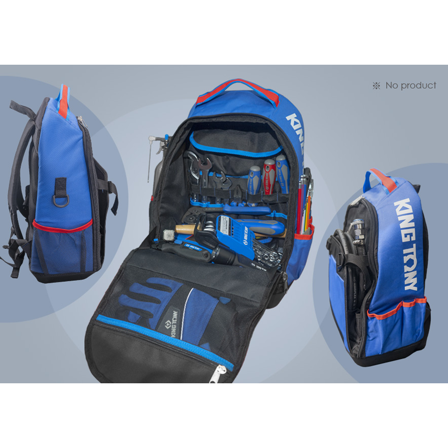 KING TONY Profi-Werkzeuge - Rucksack 490x350x210mm 87723B