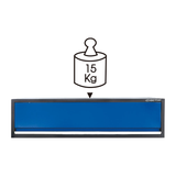 KING TONY Profi-Werkzeuge - Metalloberschränke extra lang - Farbe Blau 87D1121AKB