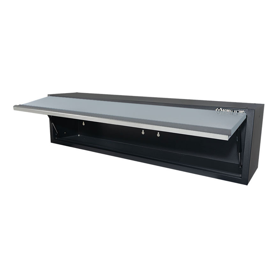 KING TONY Profi-Werkzeuge - Metalloberschränke extra lang - Farbe Grau 87D1121AKG