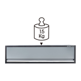 KING TONY Profi-Werkzeuge - Metalloberschränke extra lang - Farbe Grau 87D1121AKG