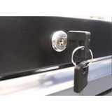 KING TONY Profi-Werkzeuge - Niedriges Möbel 4 Schubladen - Schwarz-Grau 87D1104AKG