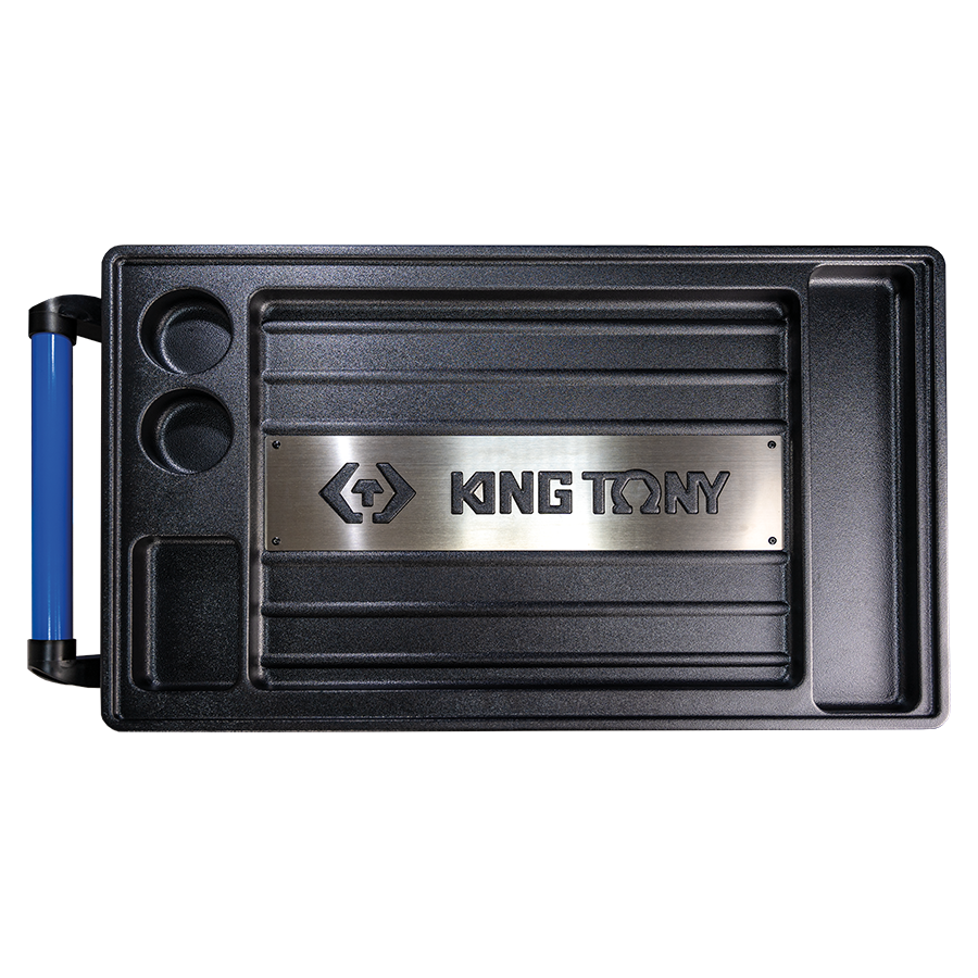 KING TONY Profi-Werkzeuge - Werkzeugwagen mit 6 Schubladen - Blau 87G386BAB