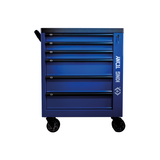 KING TONY Profi-Werkzeuge - Werkzeugwagen mit 6 Schubladen - Blau 87G386BAB