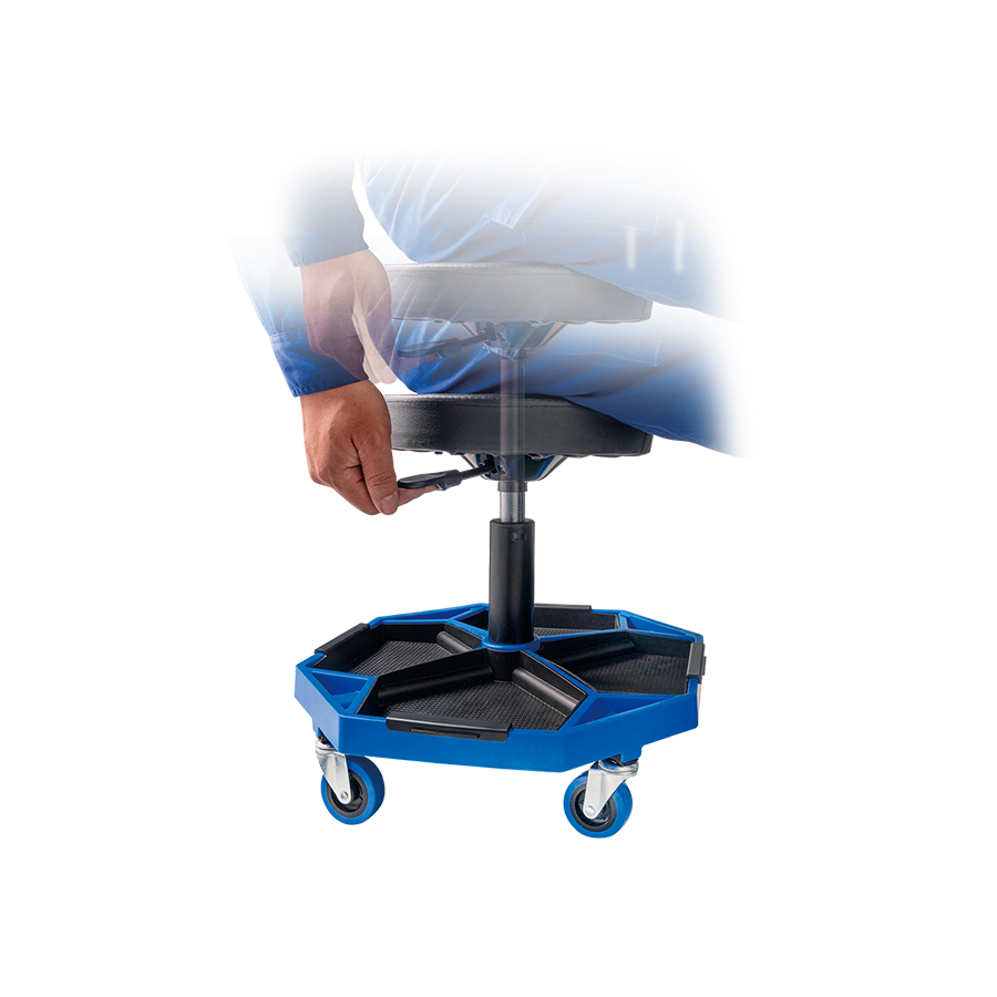 KING TONY Profi-Werkzeuge - Mobiler Werkhocker 87H32AB