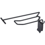 Kraftwerk Doppelklapphaken mit Etikettenträger für Regal, L 120 mm