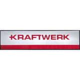 Kraftwerk Einseitiges Logo mit LED-Hintergundbeleuchtung für Regal