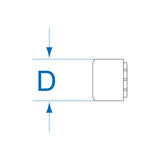KING TONY Profi-Werkzeuge - Schonhammer, austauschbare Enden, Hickorystiel, Alukopf - 40 mm 784240PAH