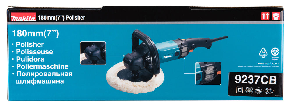 Makita Rotationsschleifer 1.200 W – handlich, kraftvoll & präzise regelbar - 9237CB