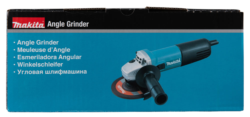 Makita Winkelschleifer | 840 W Motor, 125 mm Scheiben & Wiederanlaufschutz - 9558HNRG